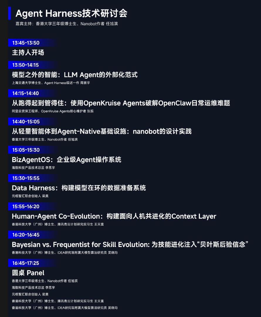 Agent Harness 技术研讨会